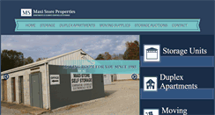 Desktop Screenshot of maxistoreproperties.com